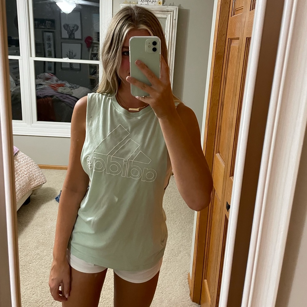 Adidas muscle tank top!